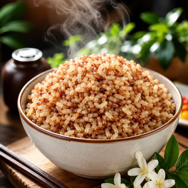 Jasmine Brown Rice.