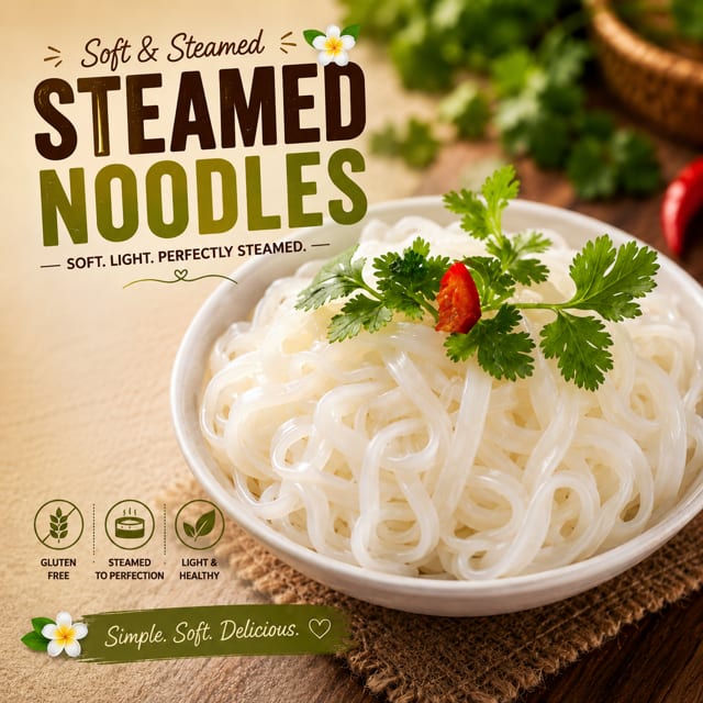 Steamed Noodle.