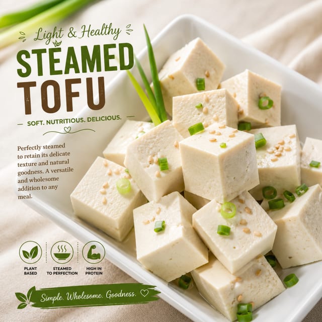 Steamed Tofu.