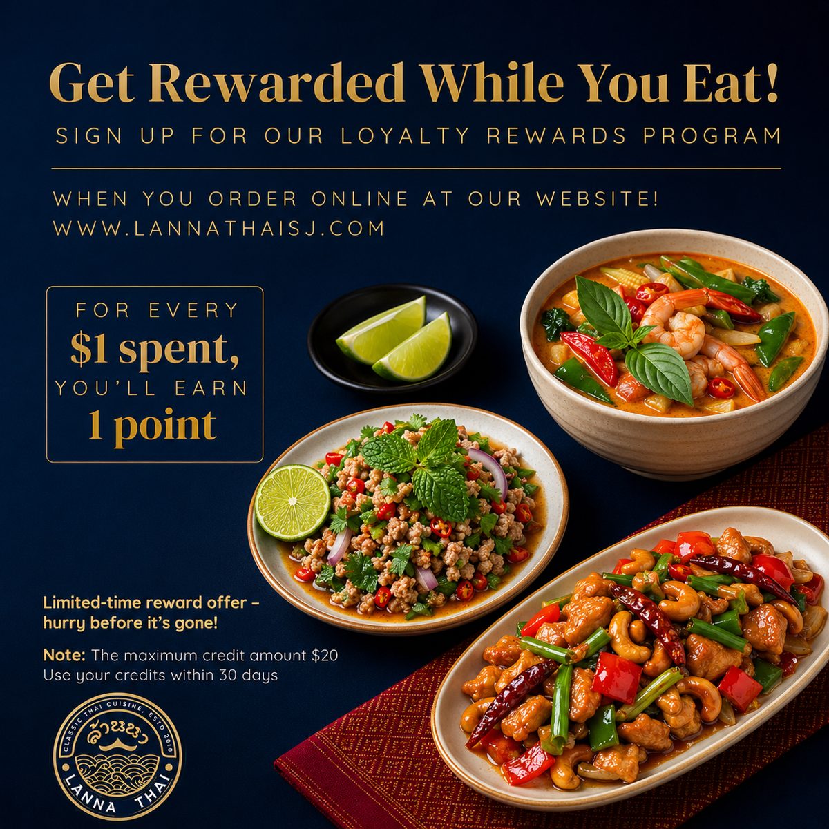 Lanna Thai Rewards
